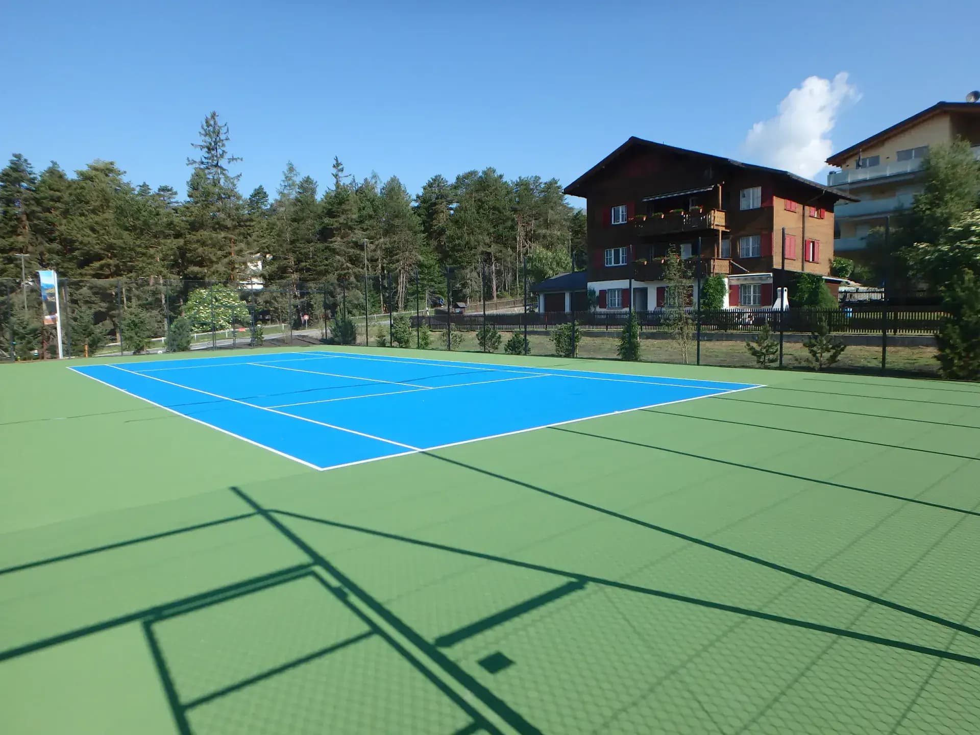 Ballfang für Tennis von der Walter Zäune AG