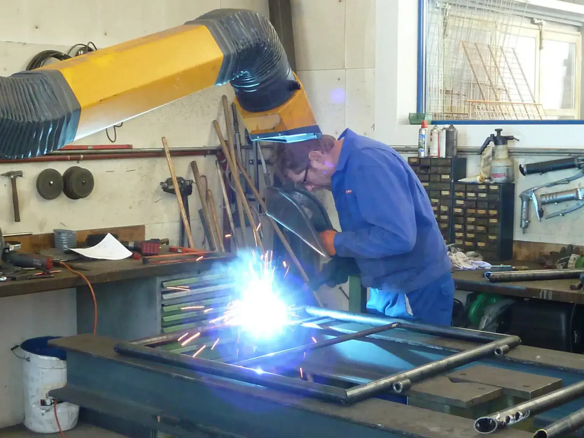 Eigene Produktion in der Werkstatt der Walter Zäune AG in Löhningen