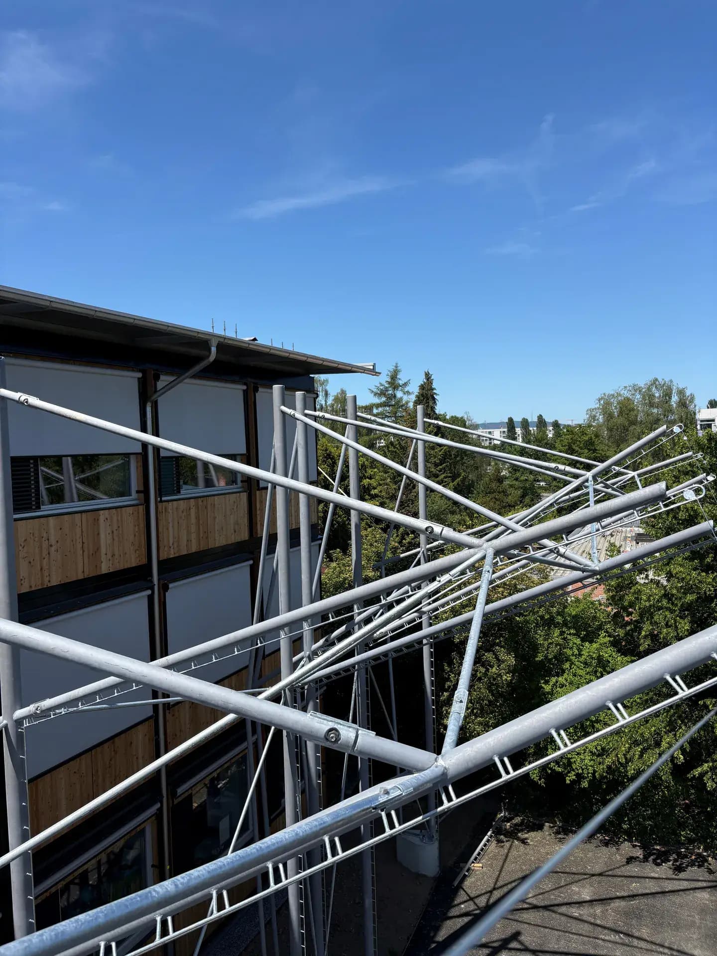 Ballfang Auzelg Bauphase 1