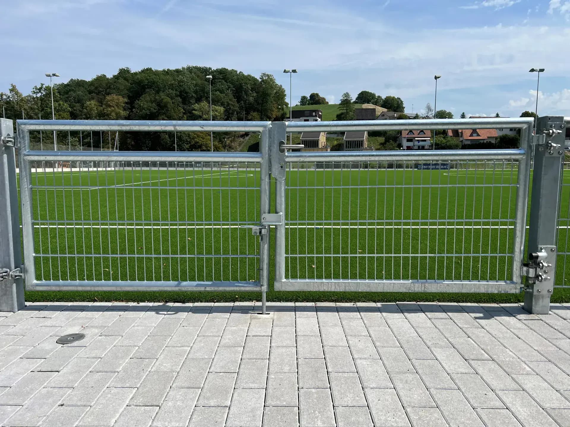 Sportplatzanlage Schweizersbild, Schaffhausen, Referenzprojekt der Walter Zäune AG (5)