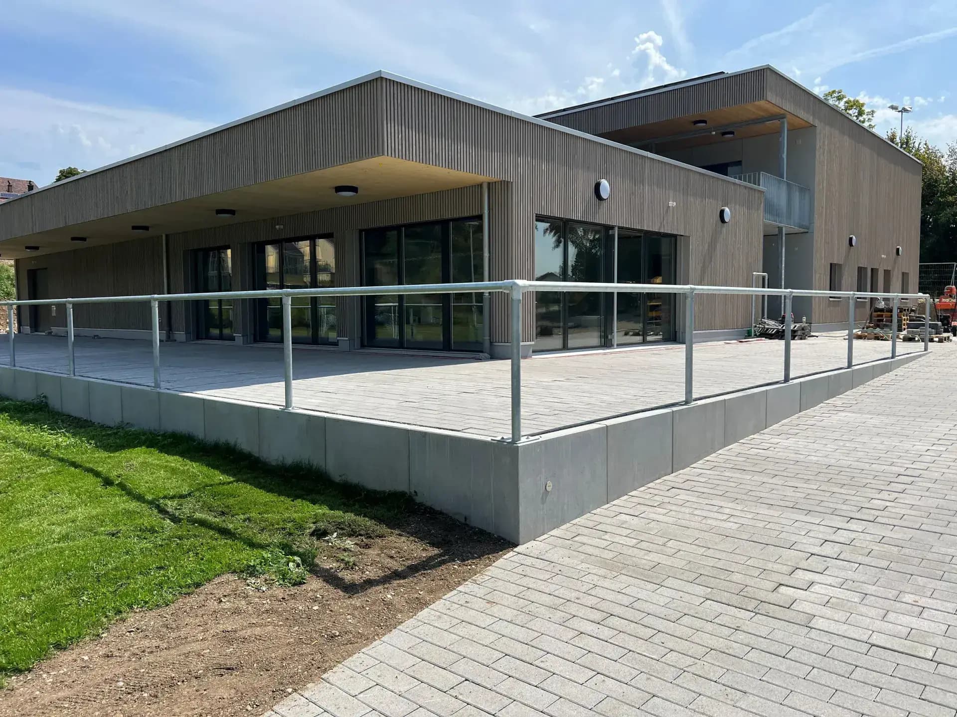 Sportplatzanlage Schweizersbild, Schaffhausen, Referenzprojekt der Walter Zäune AG